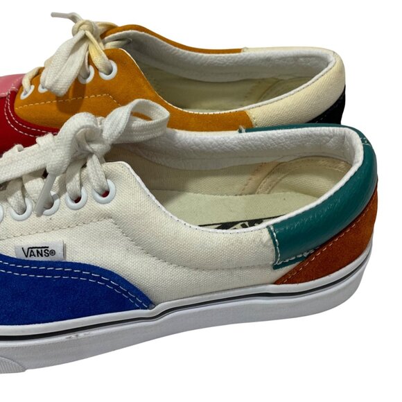 Vans Era Patchwork Multi Colorblock Skateboard  Mens 6.5/size 8 women -5.5 Retro - Picture 6 of 11